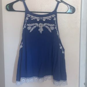 Royal Blue Halter Too